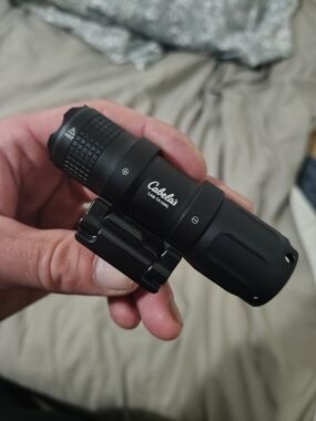 Cabela's Black Tactical Weapon Light - Compact Illumination